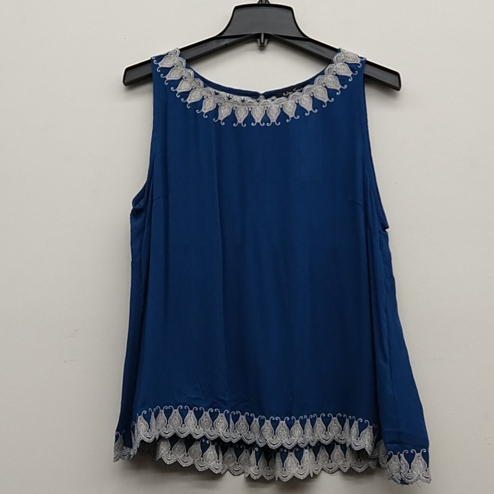 Eden Society Teal Blouse